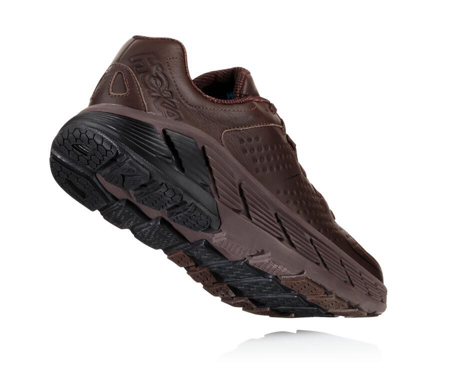 Hoka One One Hardloopschoenen Heren - Gaviota Leern - Bruin - NV1295674